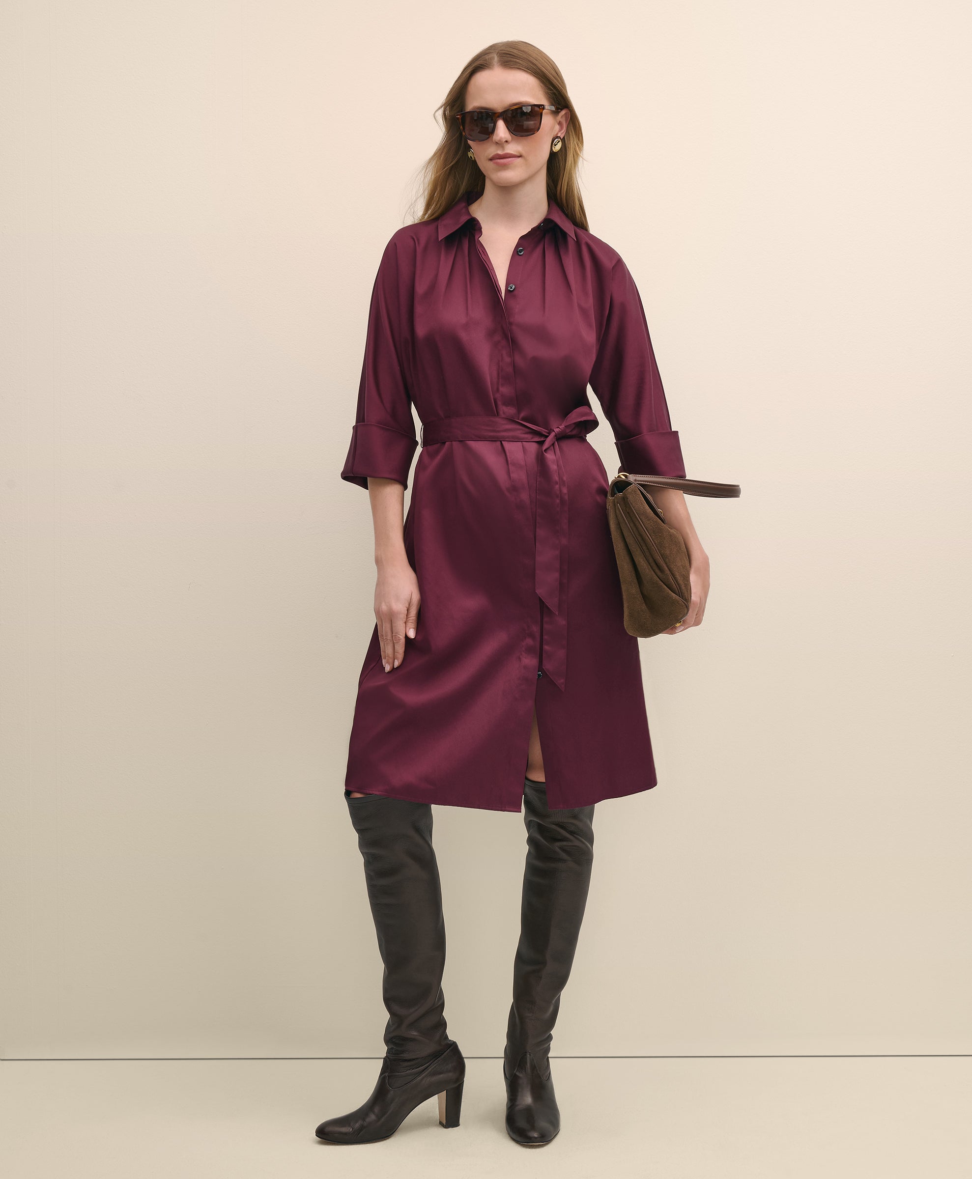 DRS SHRT CTN SATEEN Fig