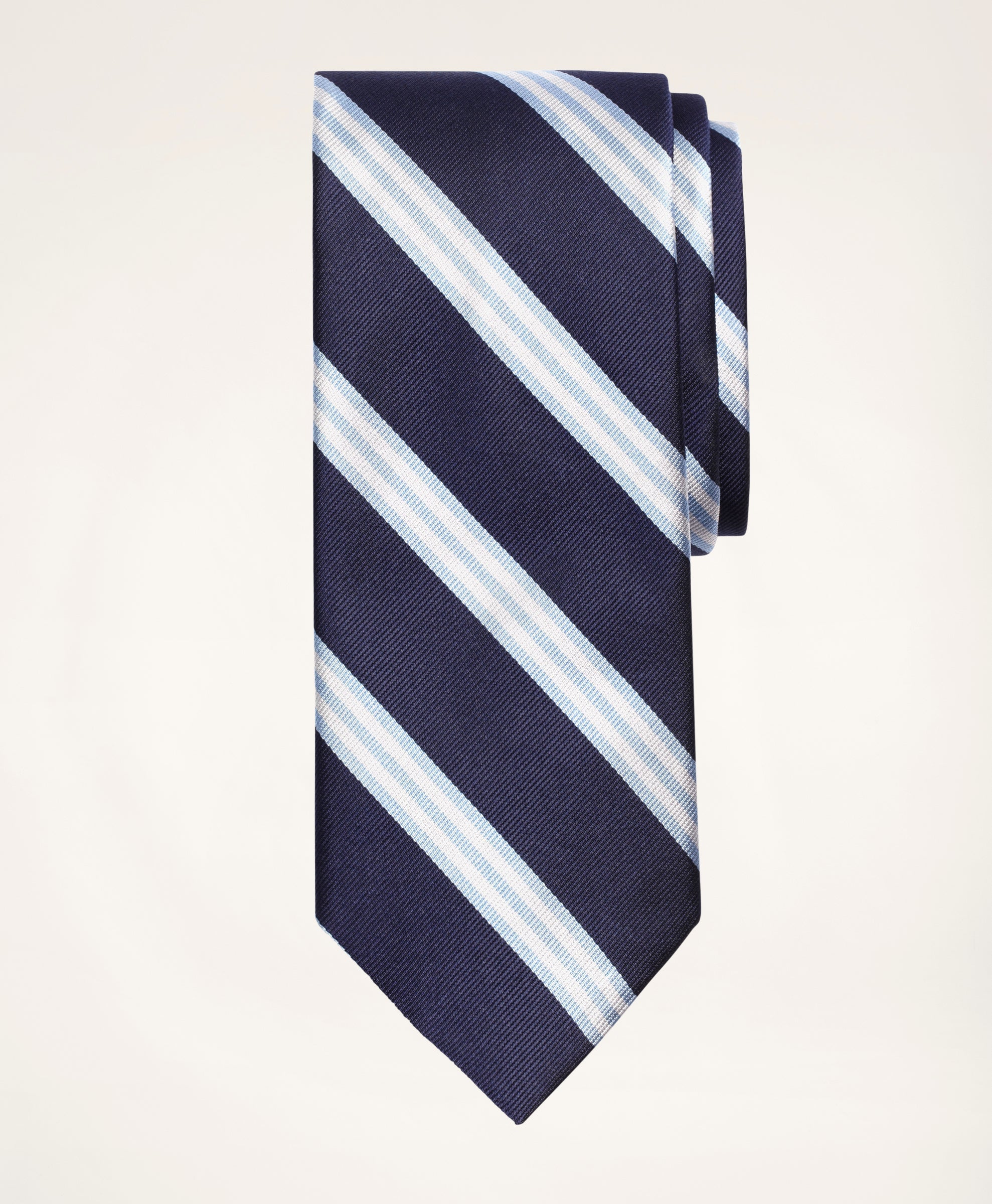 TIE OG REPP STRIPES RG BB1 Nvy/LB