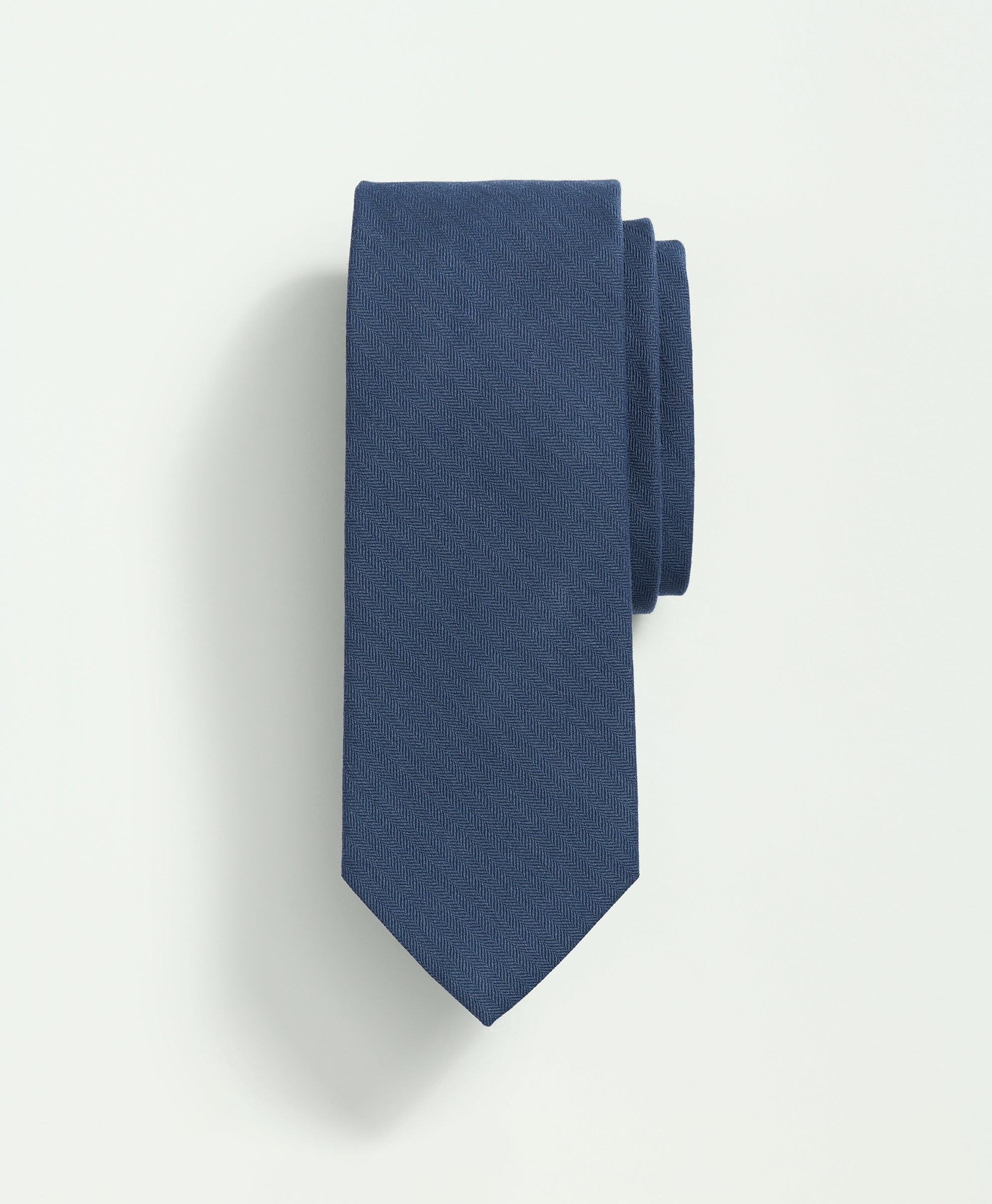 TIE WVN SM HERRINGBONE Teal