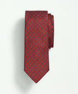 Silk Mini Square Flower Tie