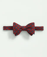 Wool Flower Medallion Bow Tie