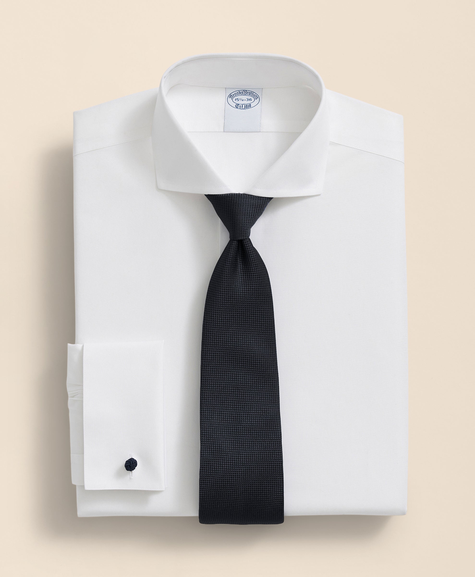 Stretch Supima Cotton Broadcloth Londoner Collar, Dress Shirt