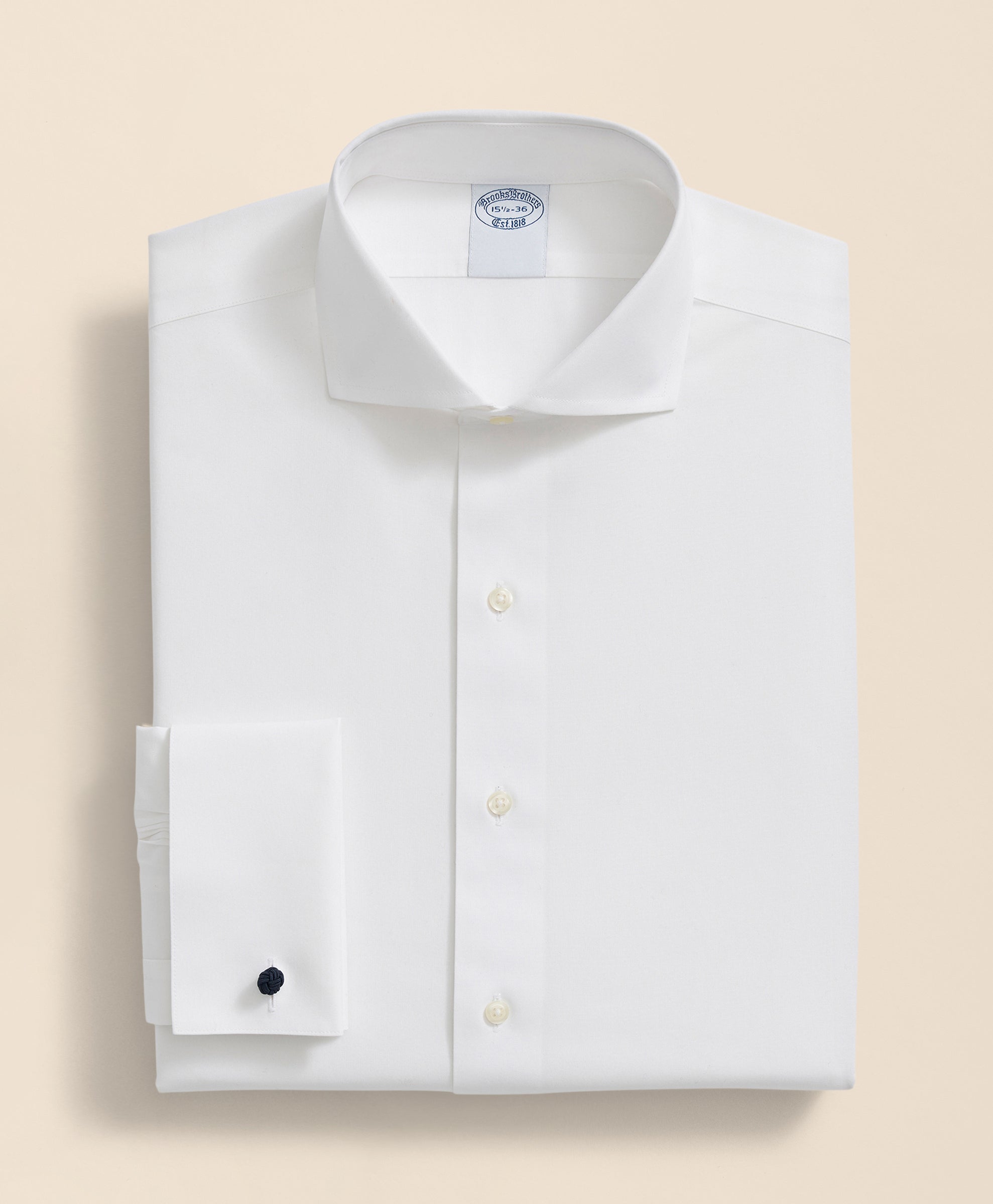 Stretch Supima Cotton Broadcloth Londoner Collar, Dress Shirt