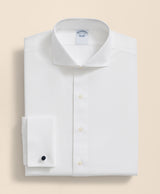 Stretch Supima Cotton Broadcloth Londoner Collar, Dress Shirt