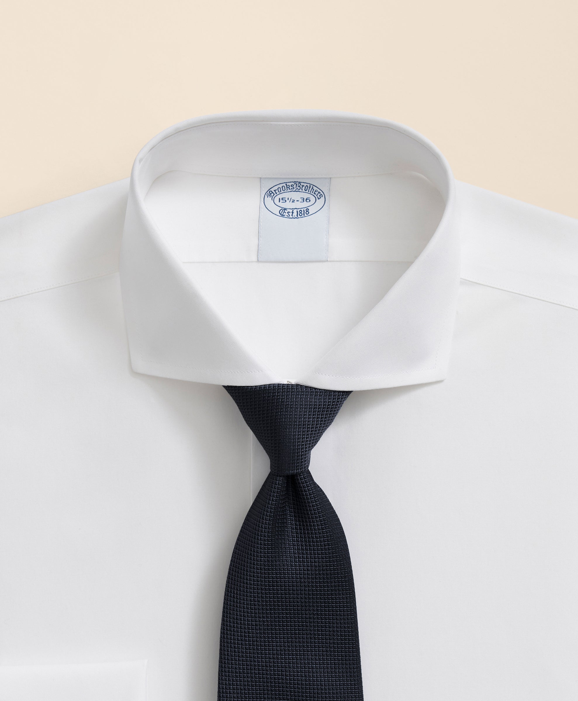 Stretch Supima Cotton Broadcloth Londoner Collar, Dress Shirt