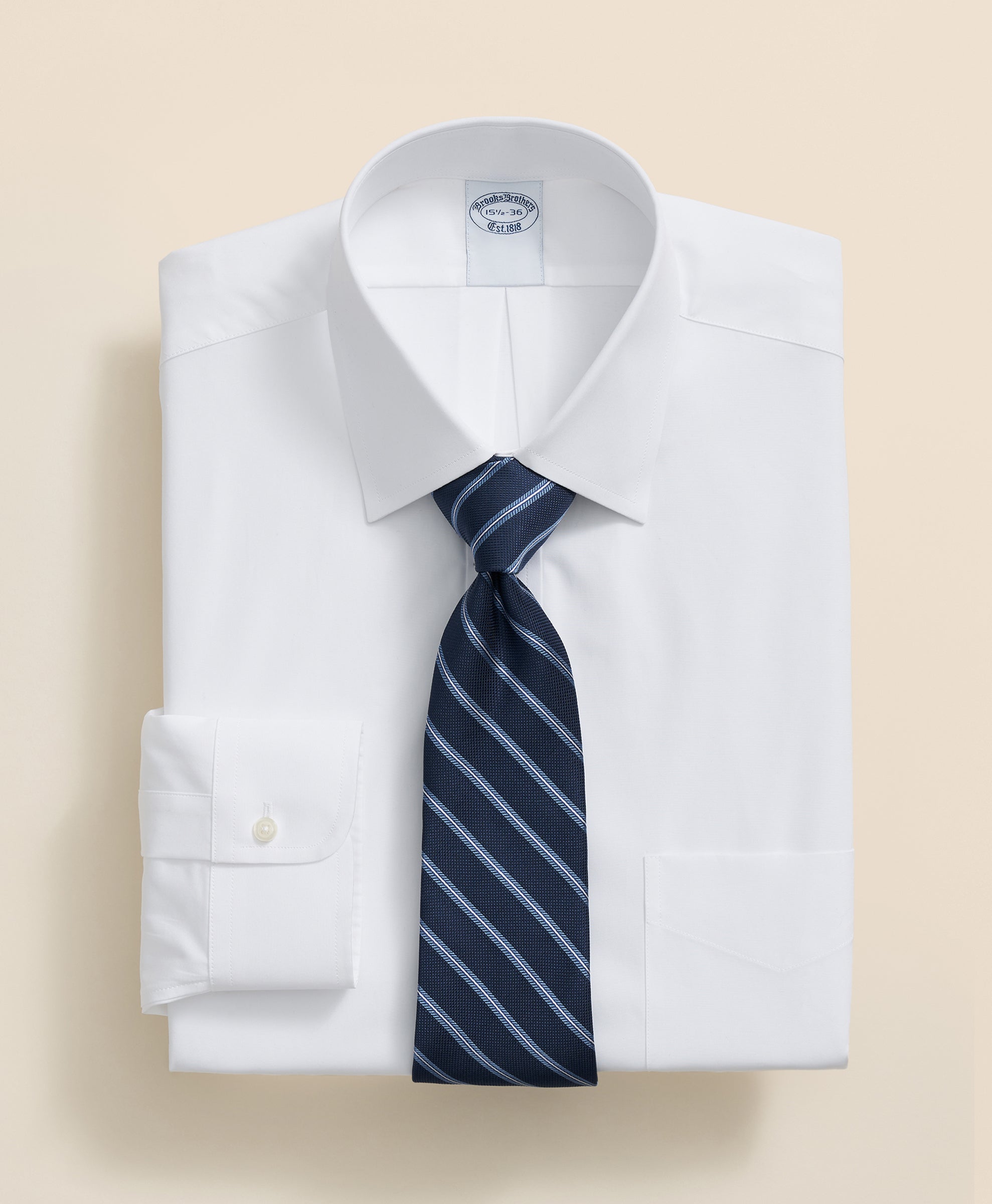 Pure Supima Cotton Regular-Finish Ainsley Collar, Dress Shirt
