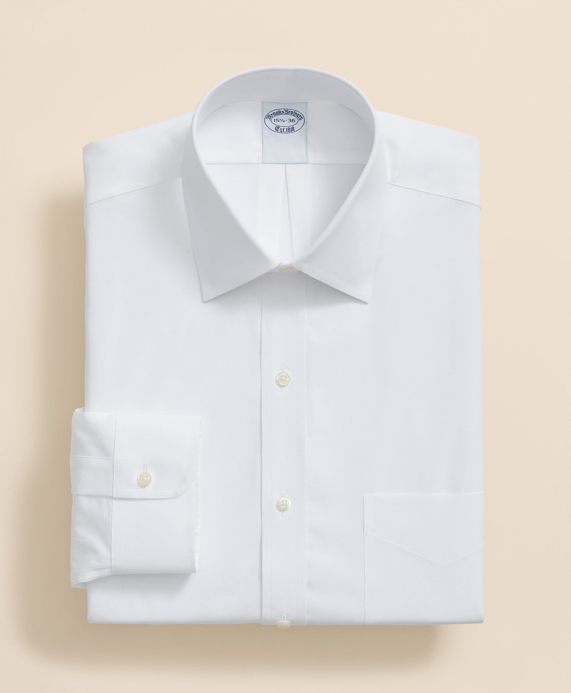 Pure Supima Cotton Regular-Finish Ainsley Collar, Dress Shirt