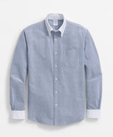 SPT FDY OX SOLID BLUE WHITE COLLAR Solid