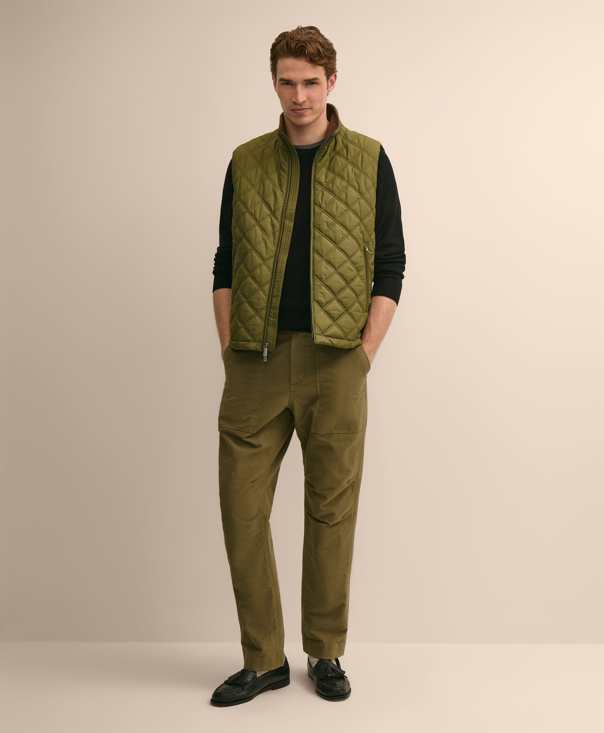 Paddock Diamond Quilted Vest