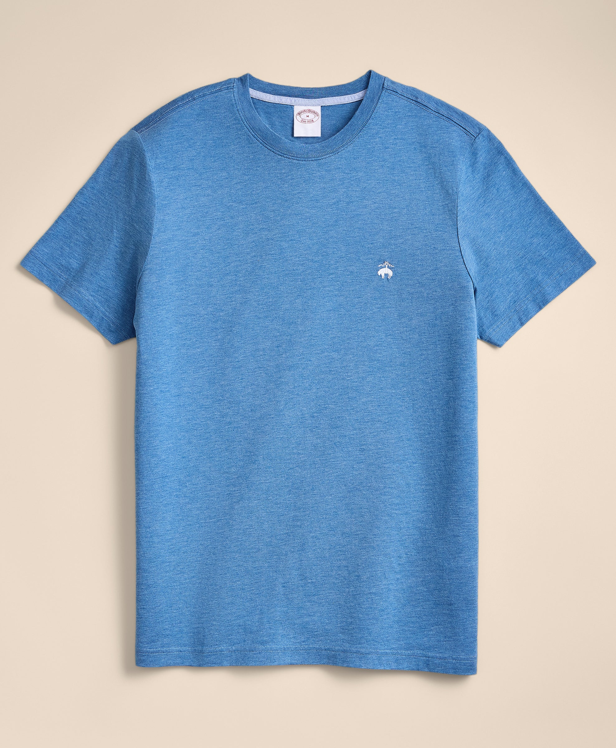 KNT CTN LOGO GF SS TEE BLUE HTR