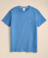 KNT CTN LOGO GF SS TEE BLUE HTR