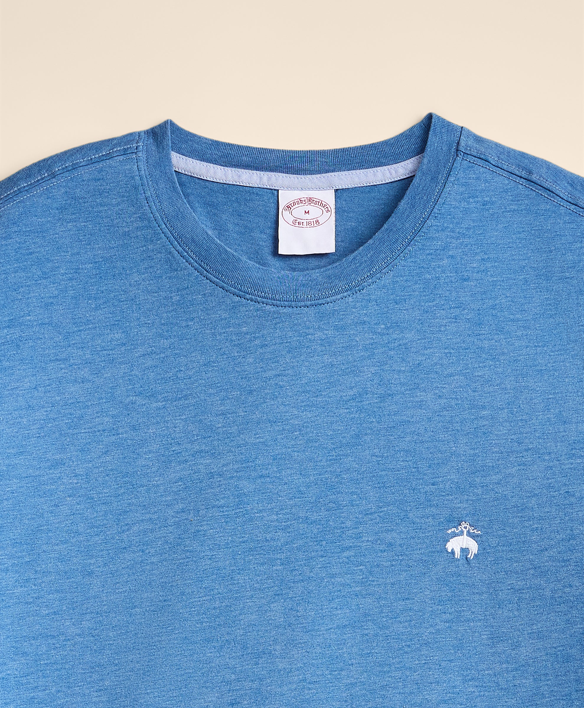 KNT CTN LOGO GF SS TEE BLUE HTR