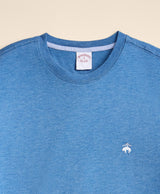 KNT CTN LOGO GF SS TEE BLUE HTR