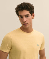 KNT CTN LOGO GF SS TEE Ylw Hthr