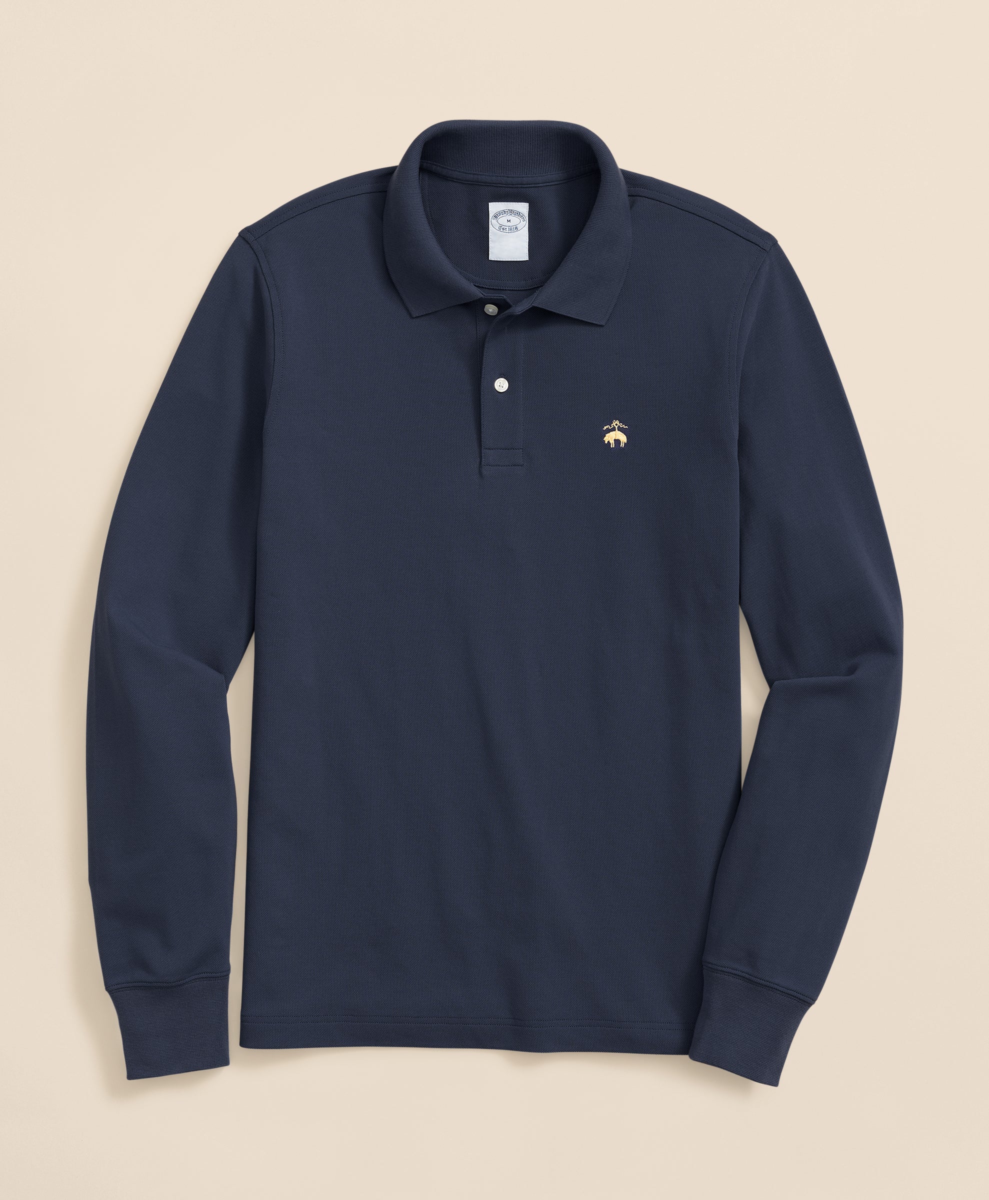 Golden Fleece Stretch Supima Long-Sleeve Polo Shirt
