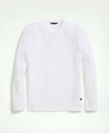 KNT CTN LS SOLID GF TEE OF White