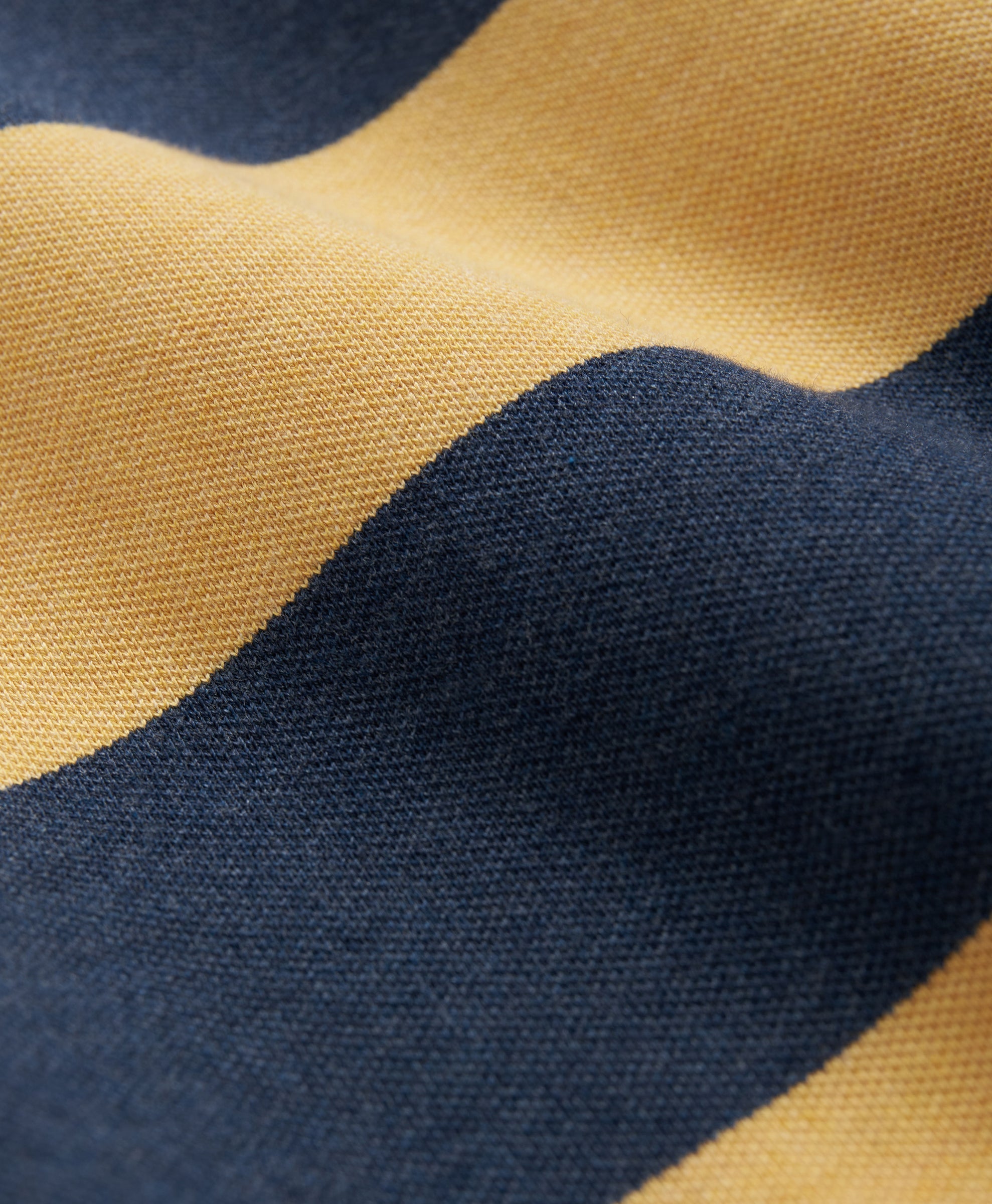 KNT LS PIQUE VTG POLO BB4 YELLOW/BLUE