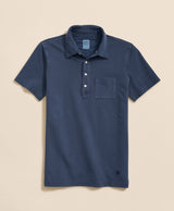 KNT GARMENT DYED PIQUE VTG POLO Mood Ind