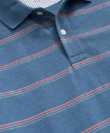 KNT THIN STP SS PIQUE POLO OF BLUE