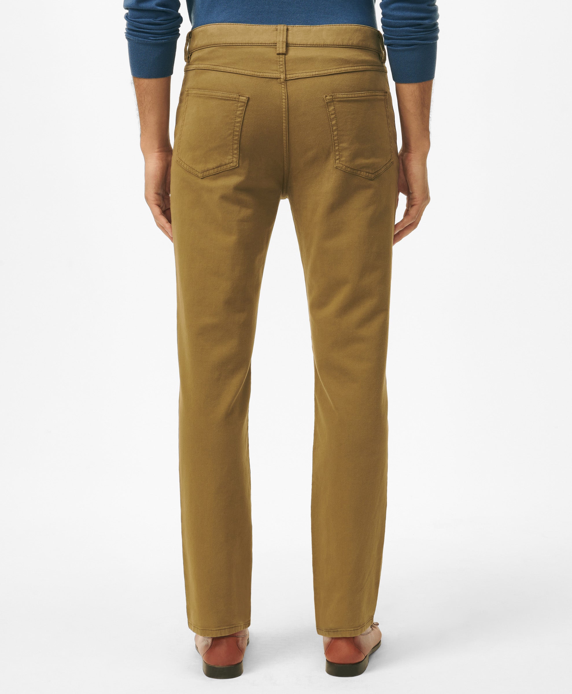 CBT RICHMOND 5 PKT PANT STRAIGHT OLIVE