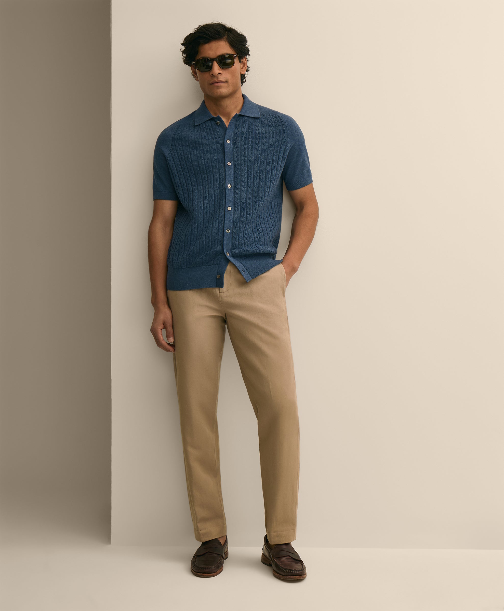 CBT ML LINEN COTTON PANT PLAIN REGULAR N