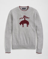 Golden Fleece® Intarsia Sweater in Wool-Cashmere