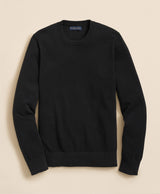 Supima Cotton Pique Crewneck Sweater