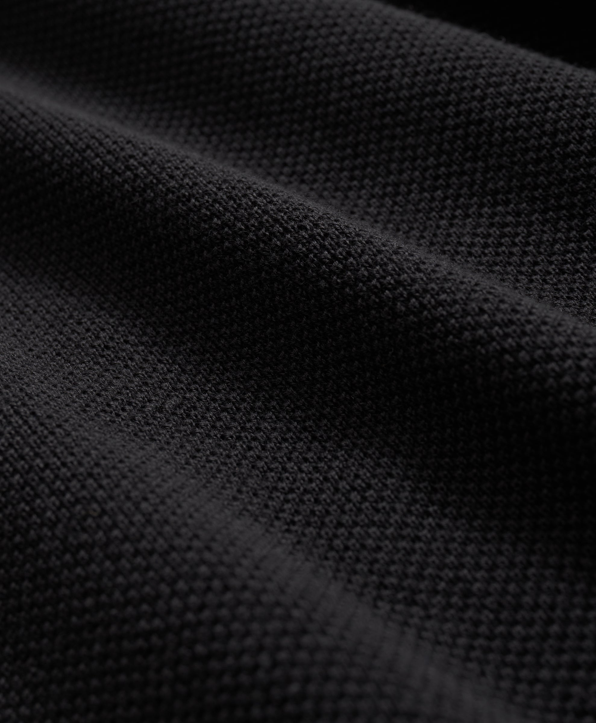 Supima Cotton Pique Crewneck Sweater