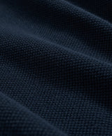 Supima Cotton Pique Quarter-Zip Sweater