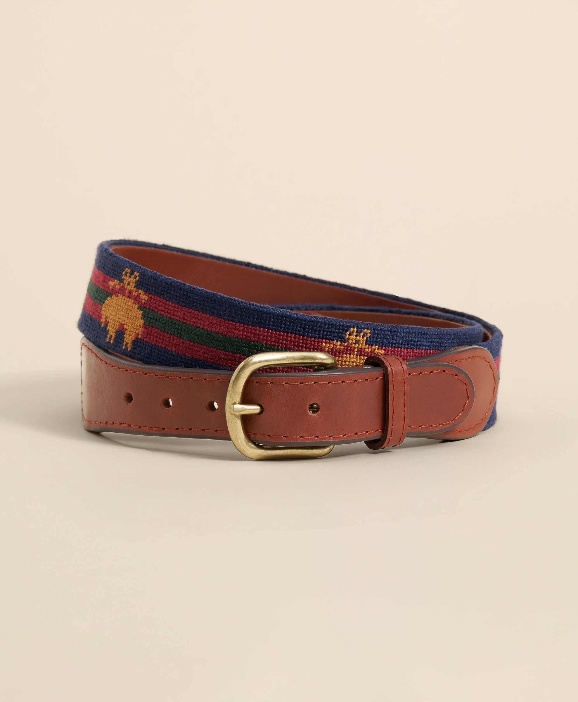 ACC NEEDLEPOINT GOLDEN FLEECE BELT Assor