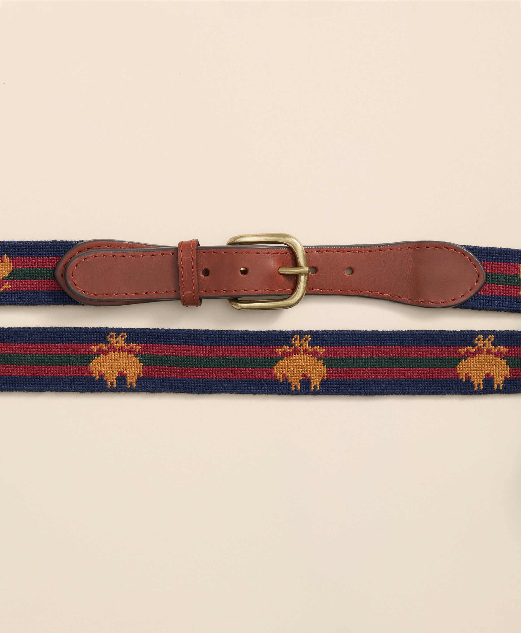 ACC NEEDLEPOINT GOLDEN FLEECE BELT Assor