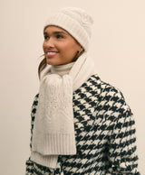 ACC SCRF HAT BOX SET CREAM