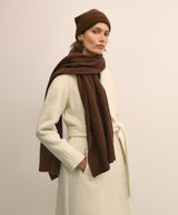 ACC SCRF HAT BOX SET MED. Brown