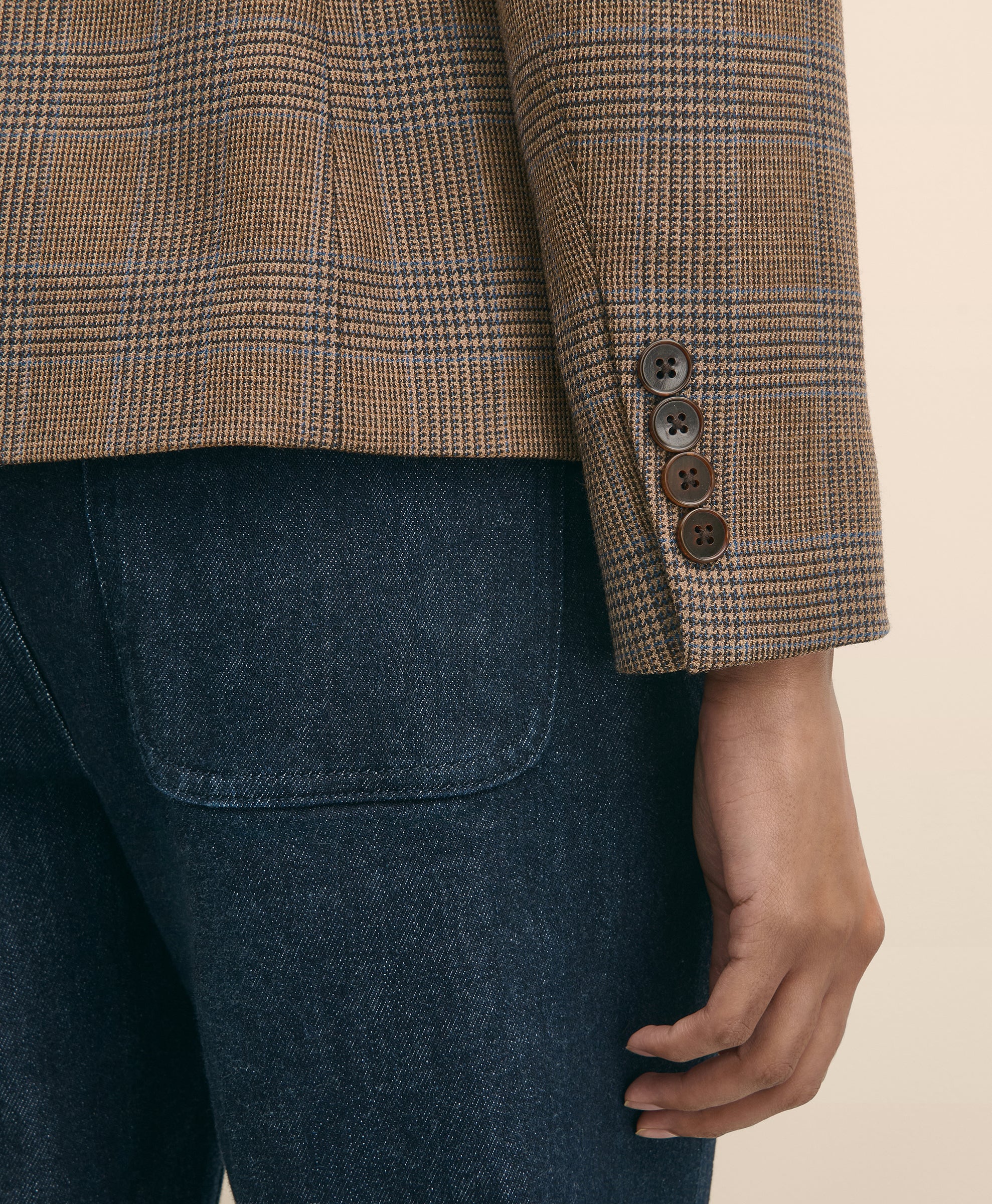 JKT PRNC OF WALES 1B BEIGEMULTI