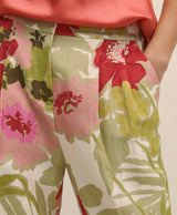 PNT LN VSCS WD LG PINK/GREEN