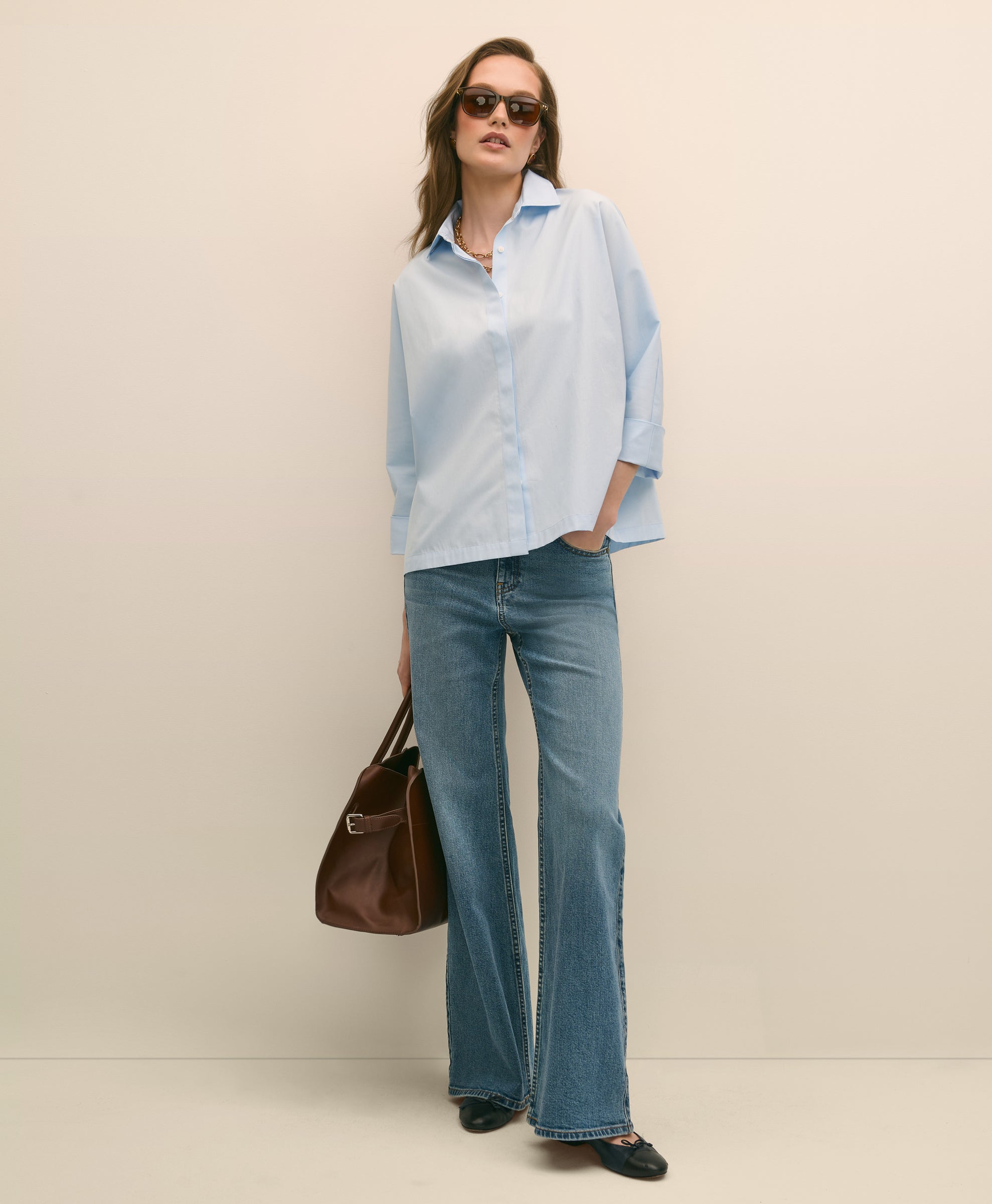 PNT DNM FLARE UPDATED MEDIUM INDIGO DENI