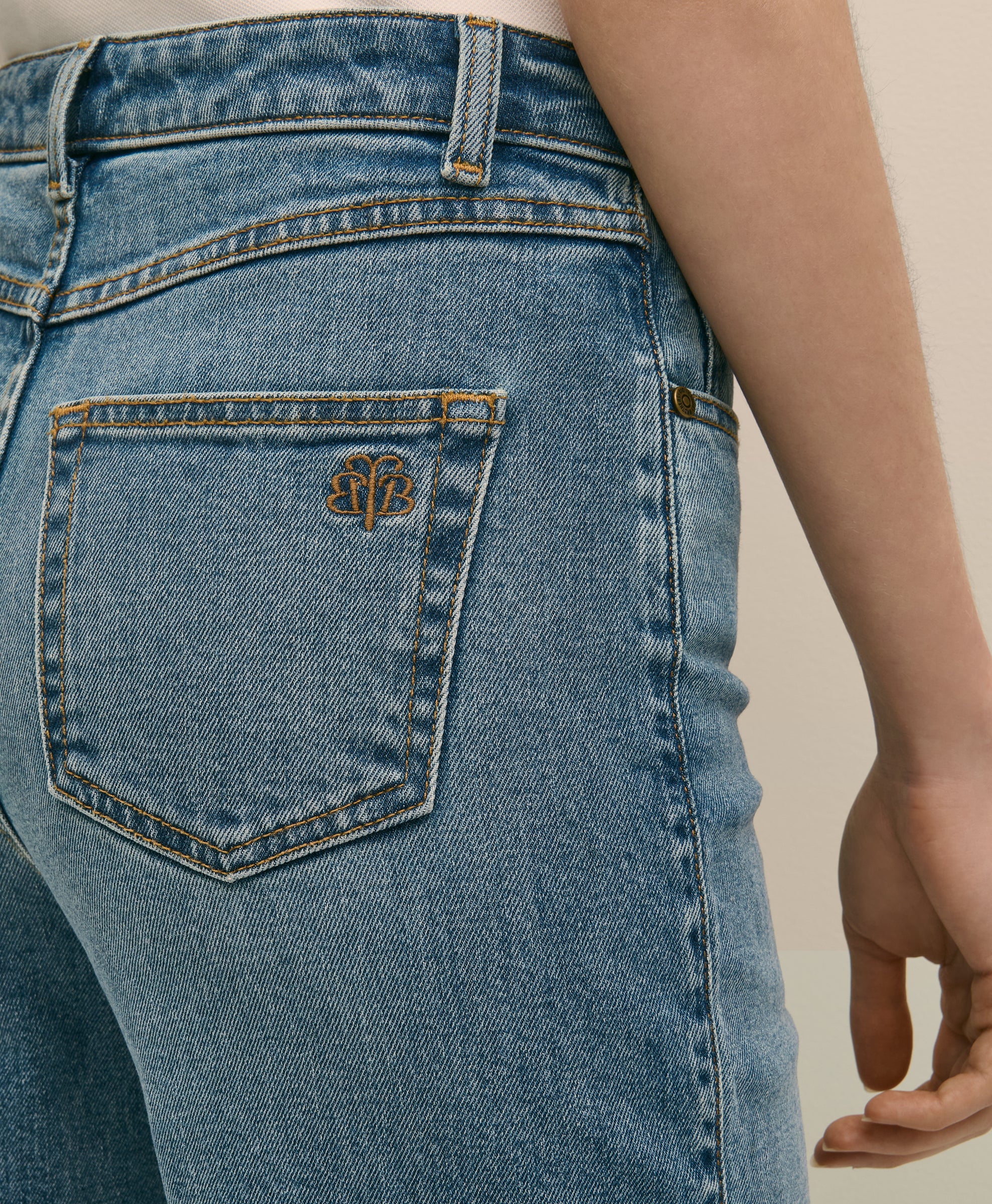 PNT DNM FLARE UPDATED MEDIUM INDIGO DENI