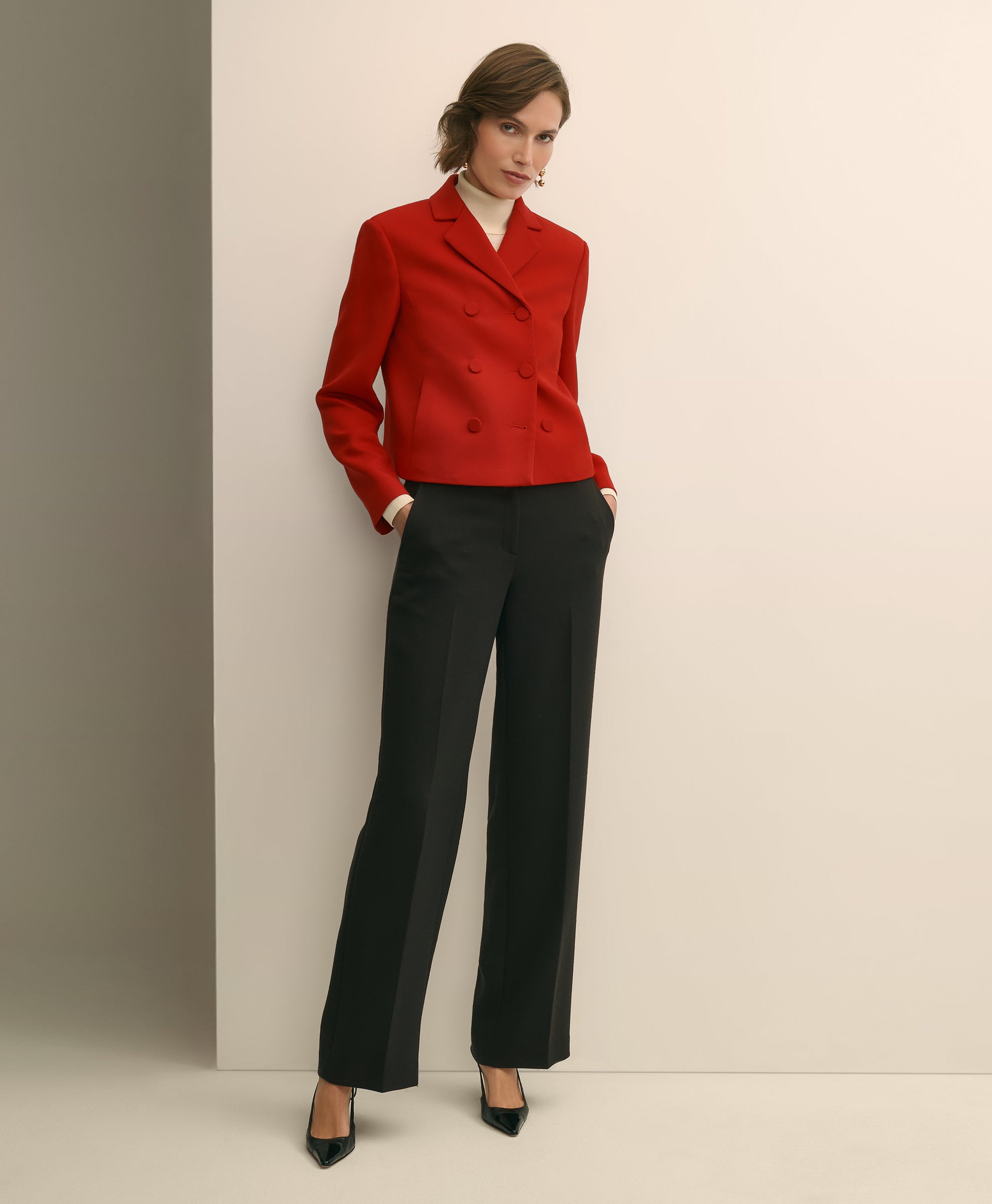 PNT PLY WL BLND DBL FC Black