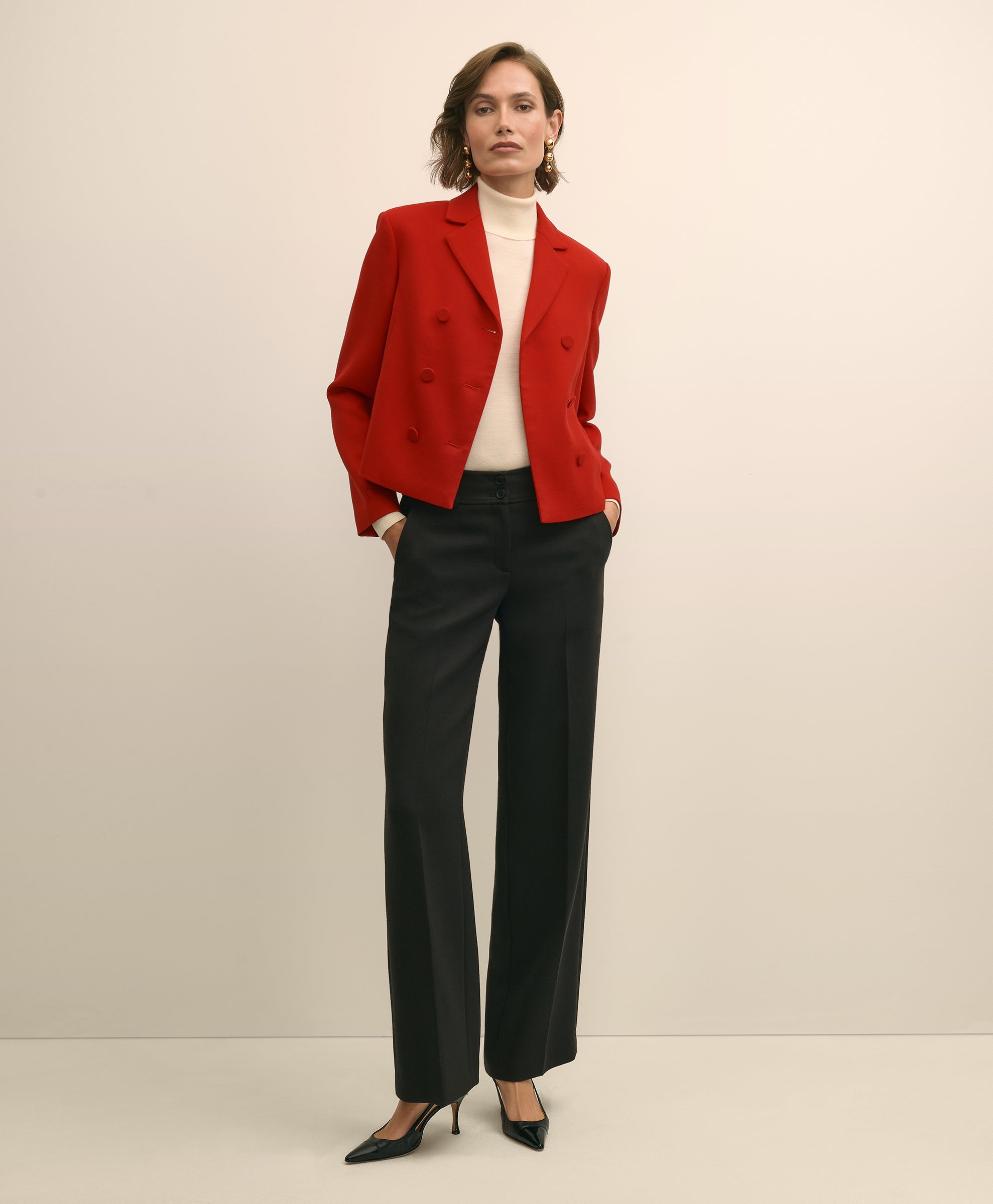 PNT PLY WL BLND DBL FC Black