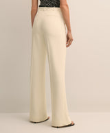 PNT CRP WD LEG W/ BLT LOOPS Blanc de Bla
