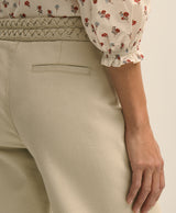 PNT CTN TWLL BRAID WD LEG Pumice Stone