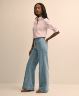 PNT DENIM PATCH POCKET FLARE KURABO LIGH