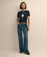 Cotton Pintuck Jeans