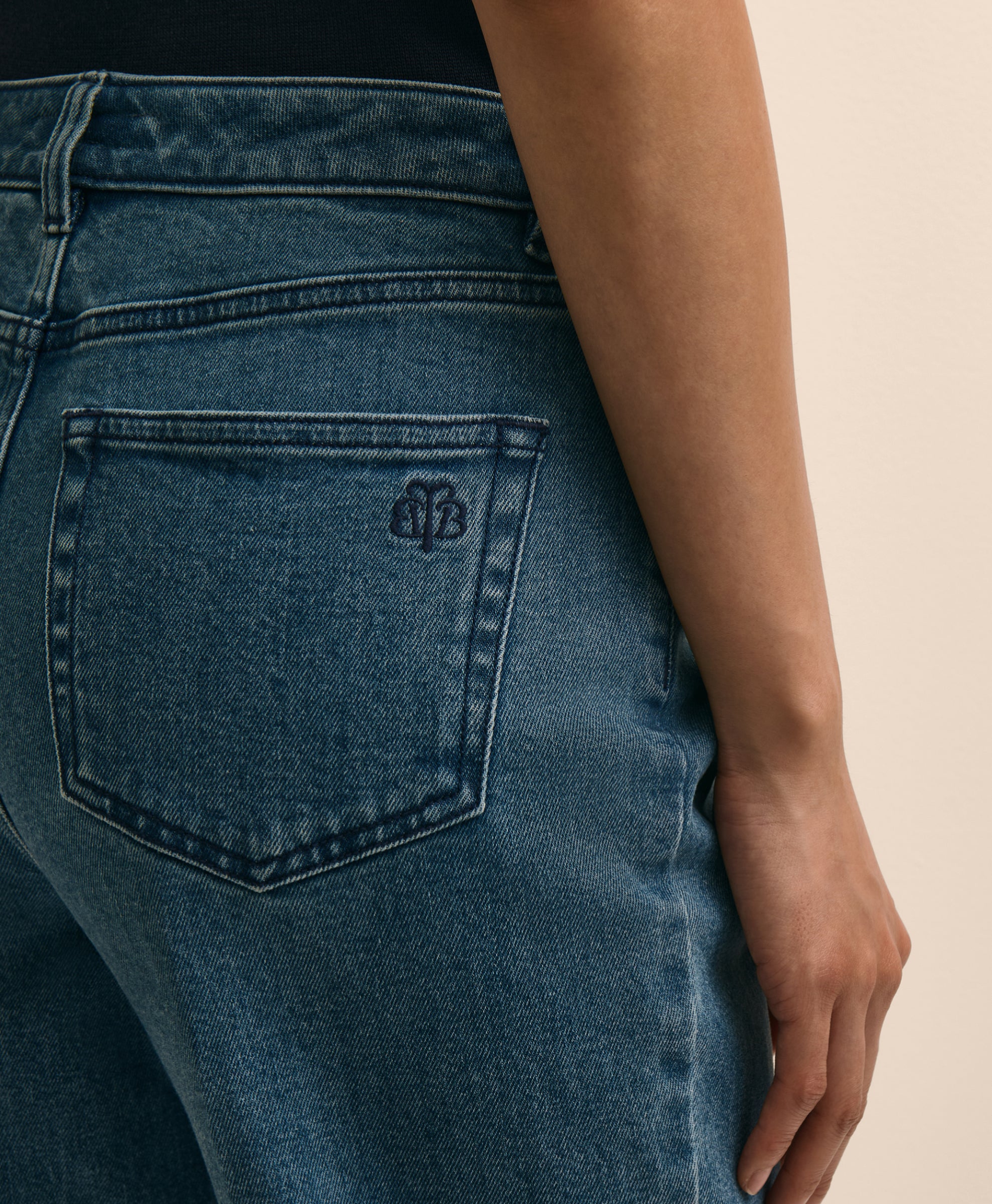 Cotton Pintuck Jeans