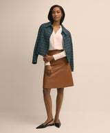 V-Neck Pleated Blouse