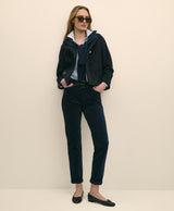 OUT WL BLND DB KNIT CLR CRPD PEACOAT Nav