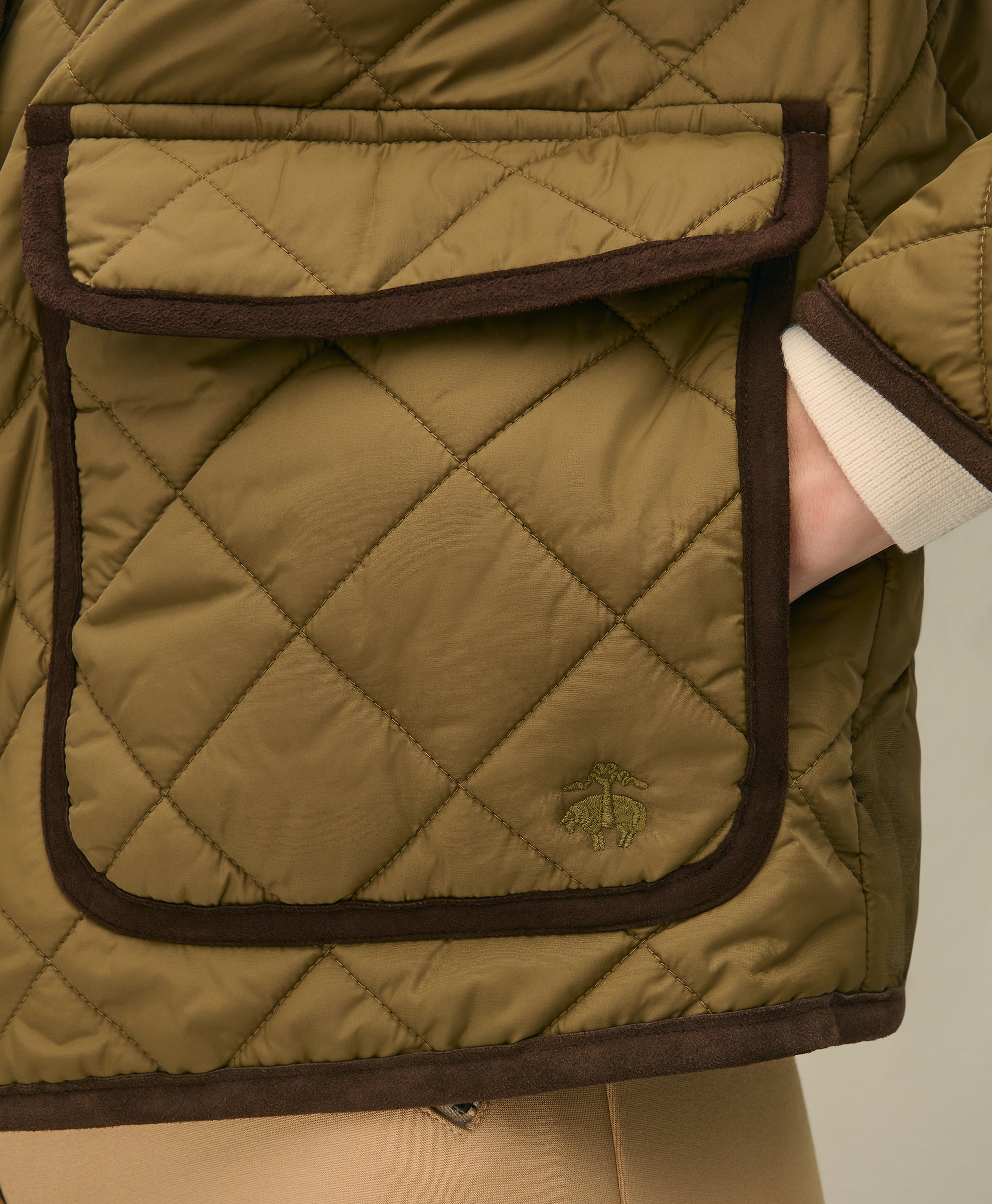 OUT TFFTA NYLN QLTD JKT Military Olive