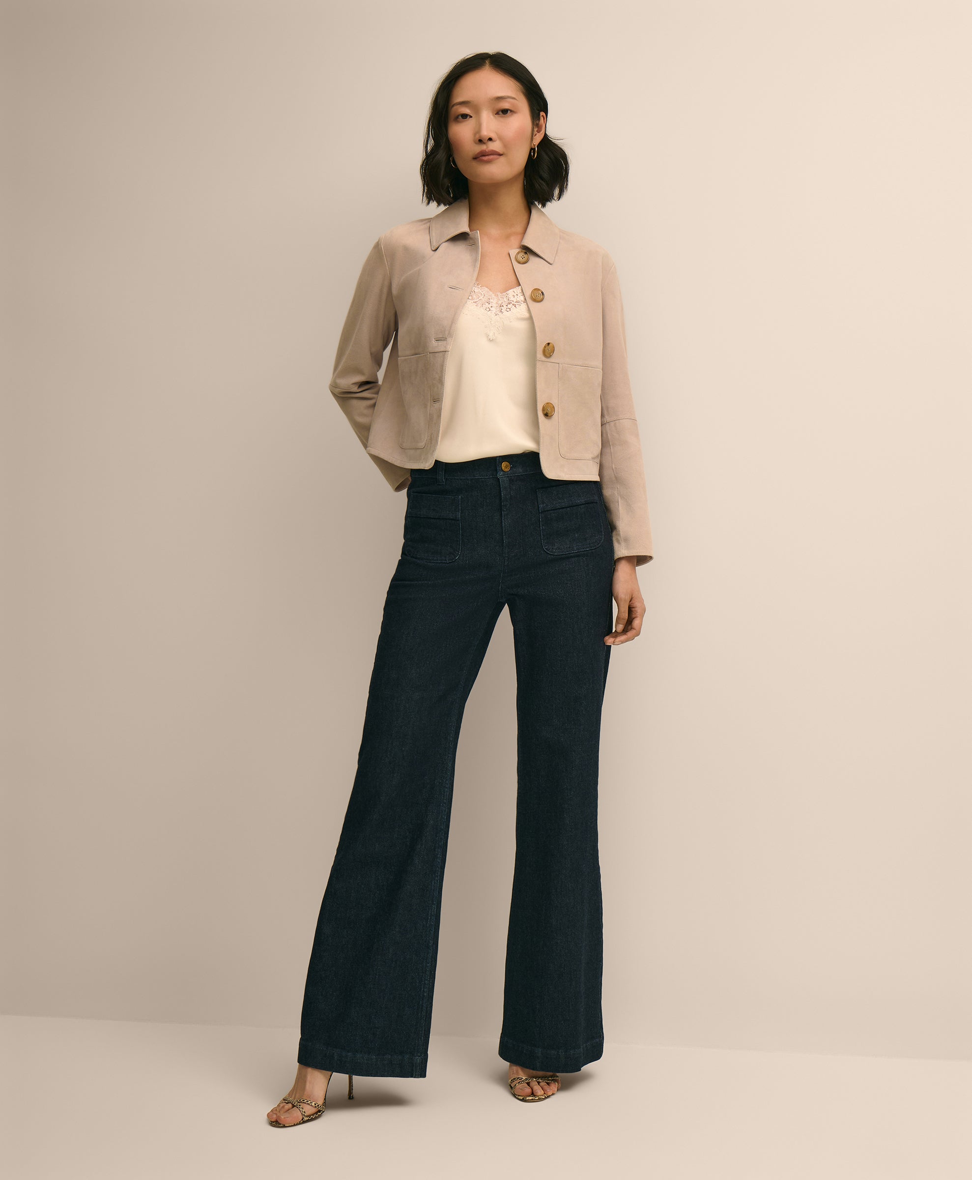 OUT SUEDE JKT Pumice Stone