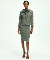 Ponte Tweed Sheath Dress