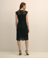 DRS CTN NYLN LACE Black